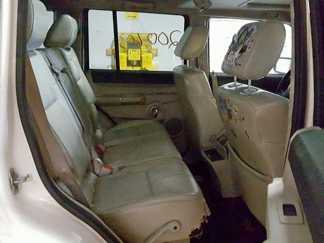 1J8HG58257C672011 - 2007 JEEP COMMANDER WHITE photo 6