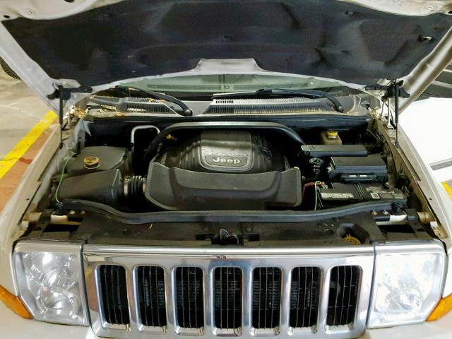 1J8HG58257C672011 - 2007 JEEP COMMANDER WHITE photo 7
