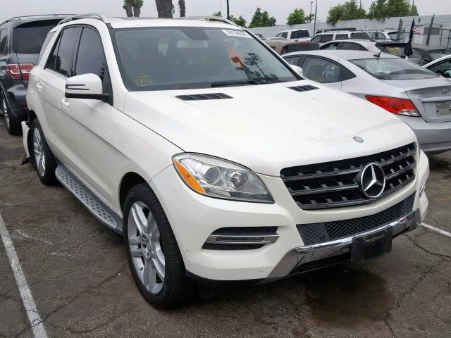 4JGDA5JB9DA105983 - 2013 MERCEDES-BENZ ML 350 WHITE photo 1