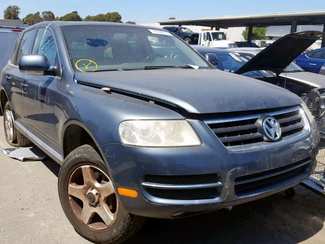 WVGBC67L44D003383 - 2004 VOLKSWAGEN TOUAREG 3. GRAY photo 1