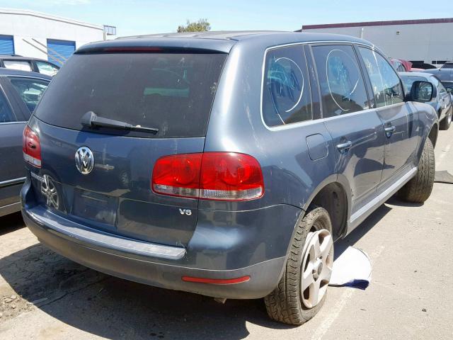 WVGBC67L44D003383 - 2004 VOLKSWAGEN TOUAREG 3. GRAY photo 4