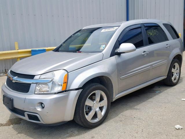 2CNDL537186019587 - 2008 CHEVROLET EQUINOX SP SILVER photo 2