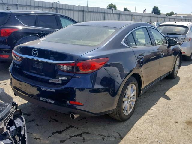 JM1GL1U57H1106260 - 2017 MAZDA 6 SPORT BLUE photo 4