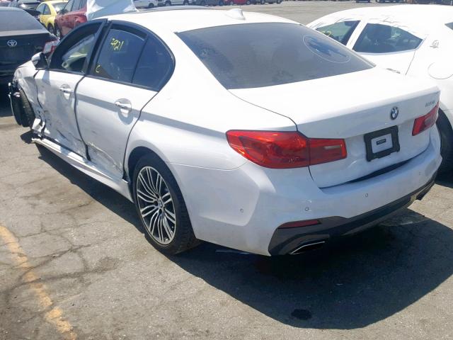 WBAJE5C56JWA96211 - 2018 BMW 540 I WHITE photo 3