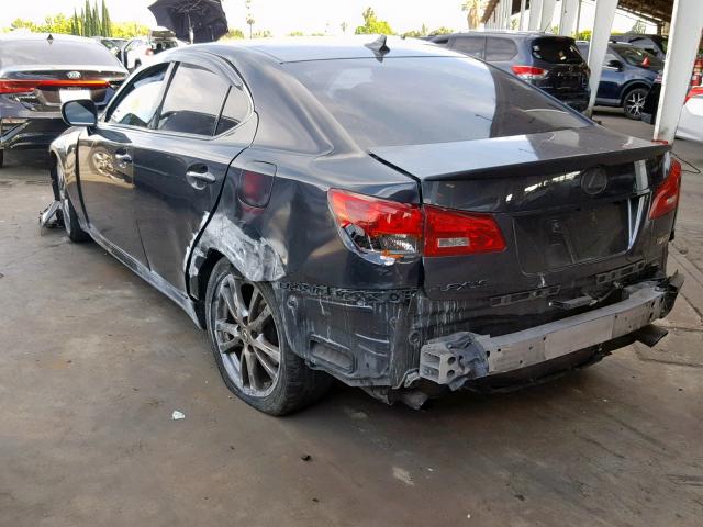 JTHBK262185080848 - 2008 LEXUS IS 250 GRAY photo 3