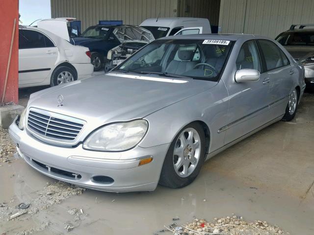 WDBNG70J11A146971 - 2001 MERCEDES-BENZ S 430 SILVER photo 2
