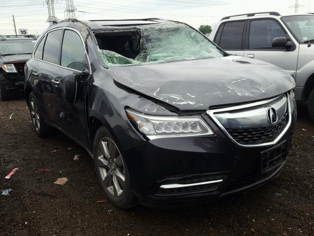 5FRYD4H89FB032236 - 2015 ACURA MDX ADVANC GRAY photo 1