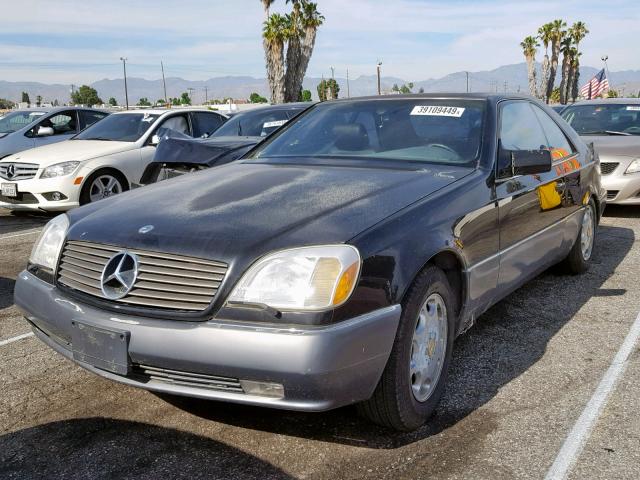 WDBGA70E0SA214756 - 1995 MERCEDES-BENZ S 500 BLACK photo 2