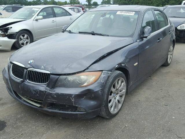 WBAVB33536KS37181 - 2006 BMW 330 I GRAY photo 2