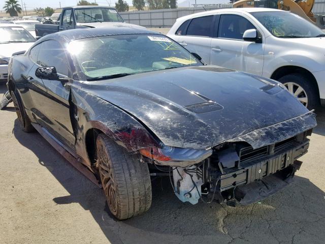 1FA6P8CF4J5185328 - 2018 FORD MUSTANG GT BLACK photo 1