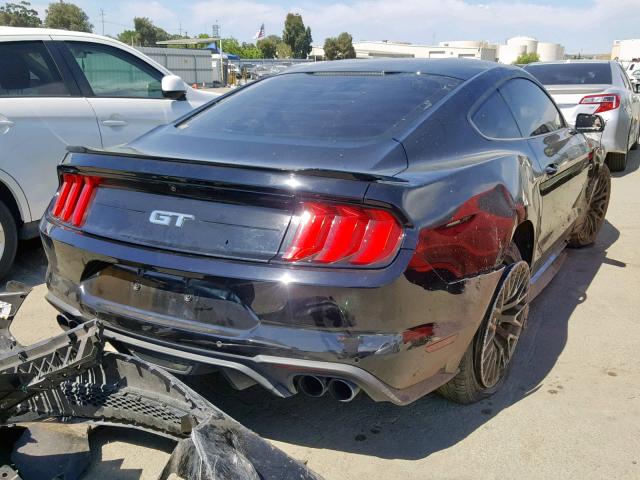 1FA6P8CF4J5185328 - 2018 FORD MUSTANG GT BLACK photo 4