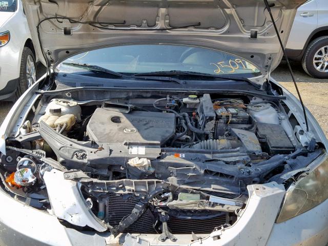 JM1BK32F891250986 - 2009 MAZDA 3 I SILVER photo 7