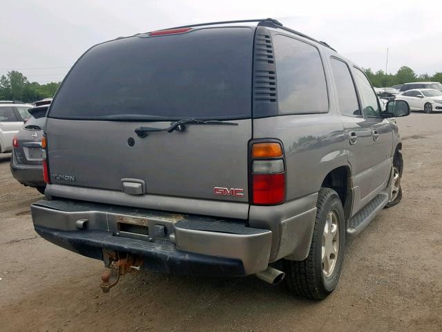 1GKEK63U25J198572 - 2005 GMC YUKON DENA GRAY photo 4