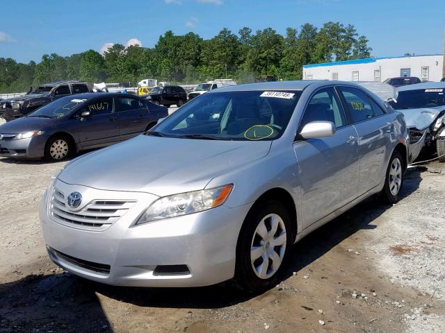 4T1BE46K67U157928 - 2007 TOYOTA CAMRY NEW SILVER photo 2