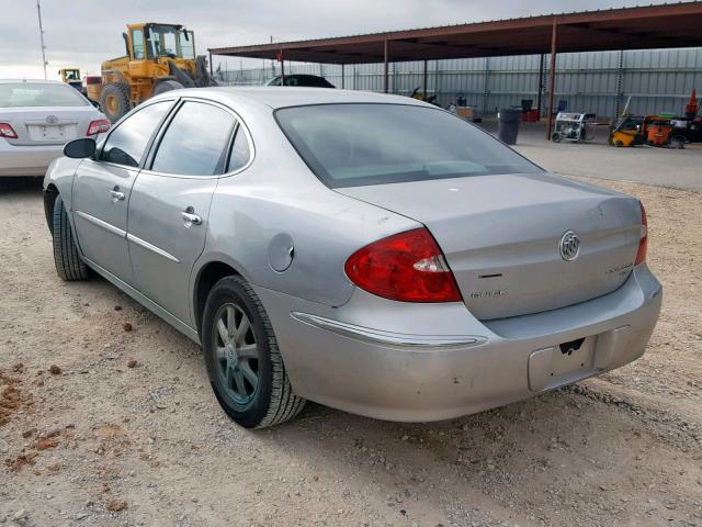 2G4WD582X81143874 - 2008 BUICK LACROSSE C SILVER photo 3