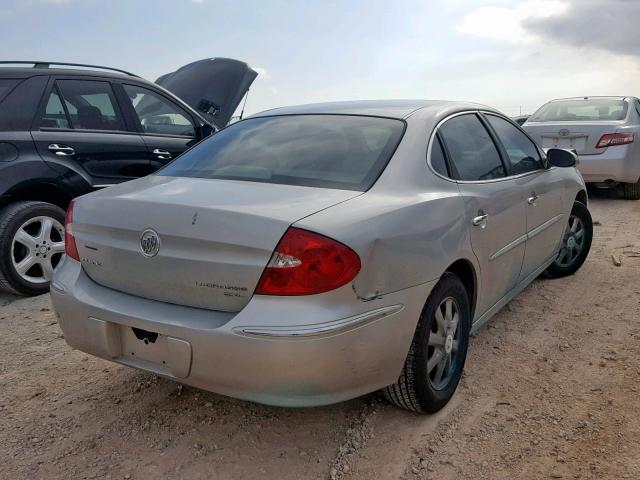2G4WD582X81143874 - 2008 BUICK LACROSSE C SILVER photo 4