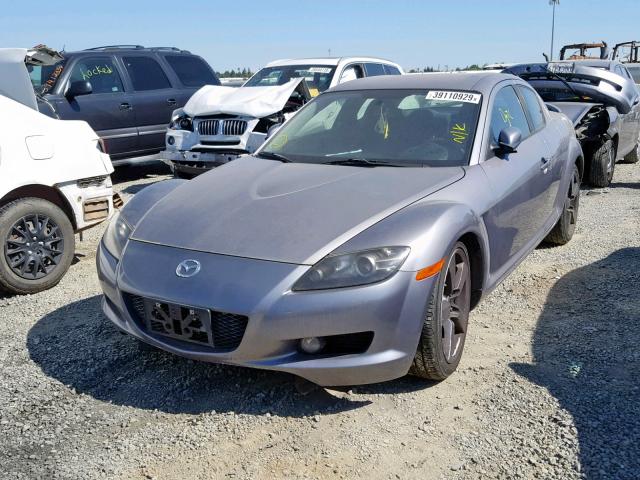 JM1FE173240106246 - 2004 MAZDA RX8 GRAY photo 2