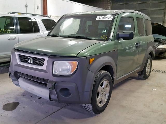 5J6YH18513L007490 - 2003 HONDA ELEMENT EX GREEN photo 2