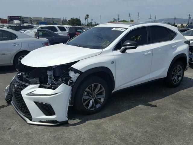 JTJYARBZ1J2088804 - 2018 LEXUS NX 200T WHITE photo 2