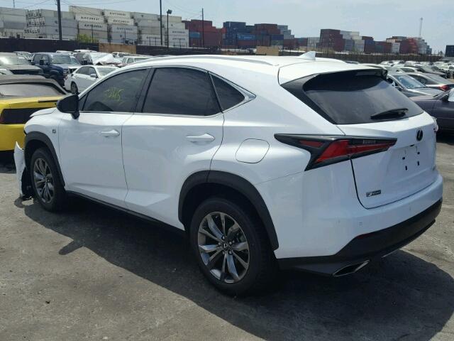 JTJYARBZ1J2088804 - 2018 LEXUS NX 200T WHITE photo 3