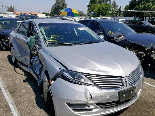 3LN6L2LU0GR624964 - 2016 LINCOLN MKZ HYBRID SILVER photo 1