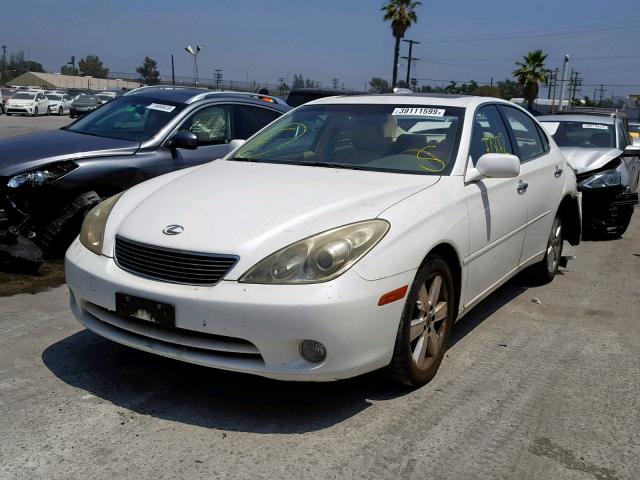 JTHBA30G155125196 - 2005 LEXUS ES 330 WHITE photo 2