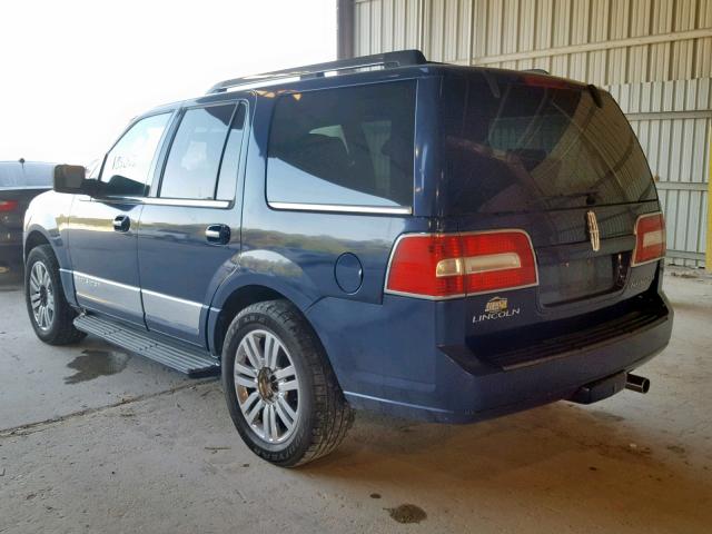 5LMFU27577LJ08189 - 2007 LINCOLN NAVIGATOR BLUE photo 3