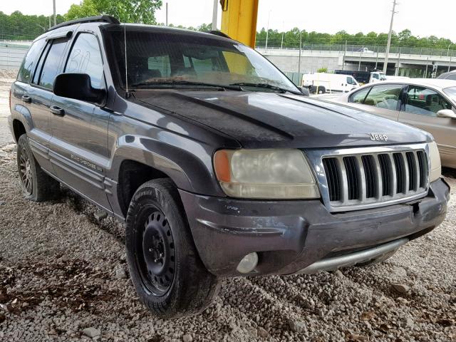 1J4GX58S54C112725 - 2004 JEEP GRAND CHER GRAY photo 1