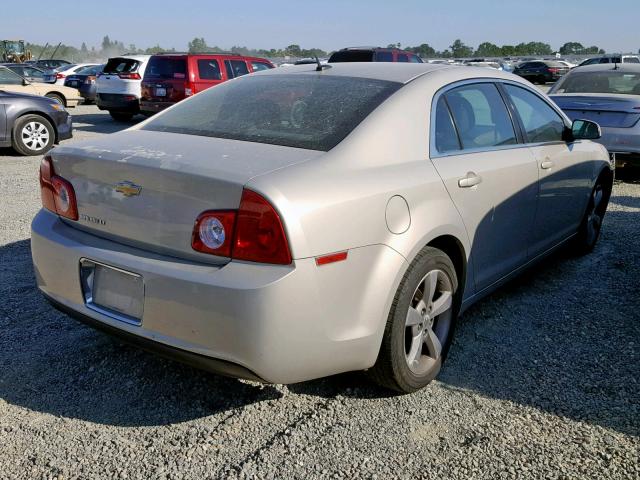 1G1ZC5E19BF158181 - 2011 CHEVROLET MALIBU 1LT GOLD photo 4