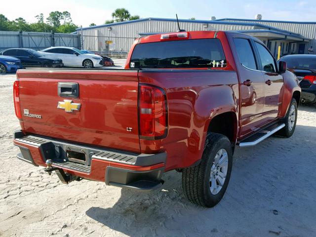 1GCGSCE35G1139333 - 2016 CHEVROLET COLORADO L RED photo 4