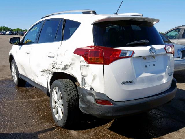 2T3DFREV4DW056162 - 2013 TOYOTA RAV4 LIMIT WHITE photo 3