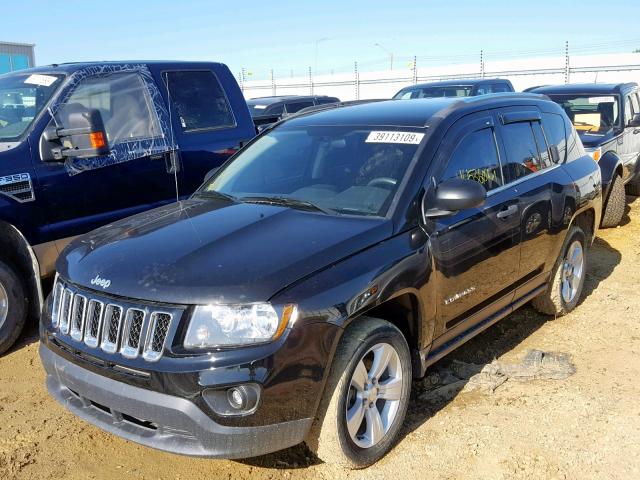 1C4NJCABXDD116244 - 2013 JEEP COMPASS BLACK photo 2