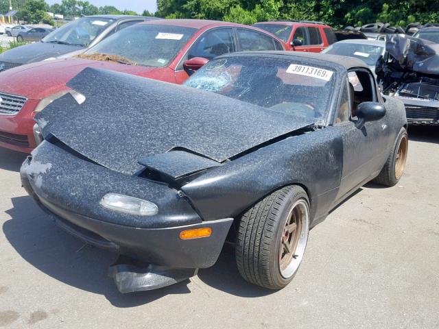 JM1NA3532R0514050 - 1994 MAZDA MX-5 MIATA BLACK photo 2