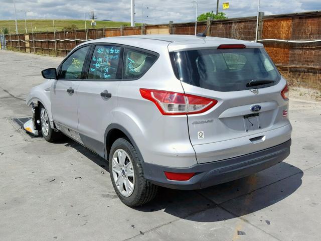 1FMCU0F70DUC97903 - 2013 FORD ESCAPE S SILVER photo 3