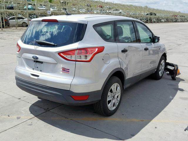 1FMCU0F70DUC97903 - 2013 FORD ESCAPE S SILVER photo 4