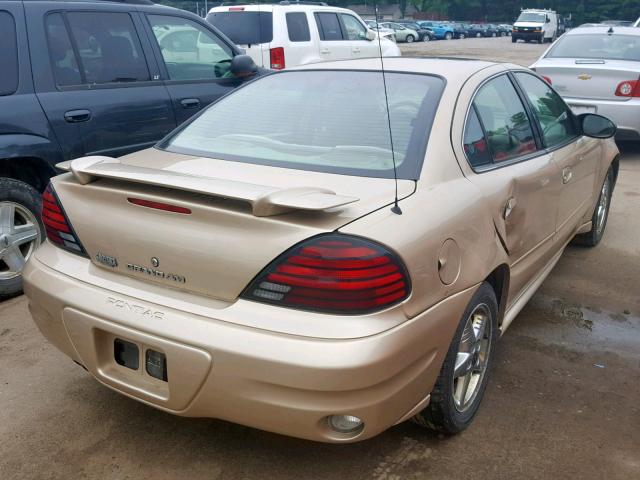 1G2NF52E43C202227 - 2003 PONTIAC GRAND AM S BROWN photo 4