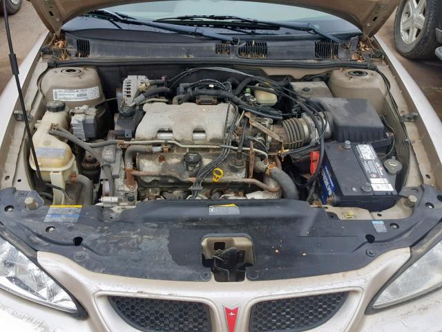 1G2NF52E43C202227 - 2003 PONTIAC GRAND AM S BROWN photo 7