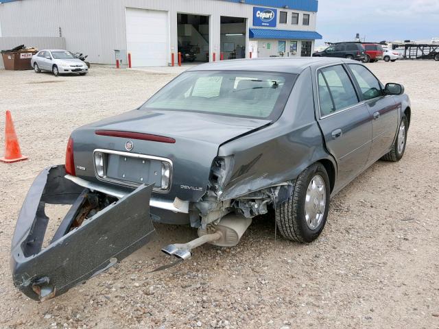 1G6KD54Y04U255517 - 2004 CADILLAC DEVILLE GRAY photo 4