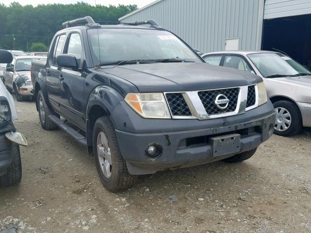 1N6AD07WX5C457307 - 2005 NISSAN FRONTIER C BLACK photo 1