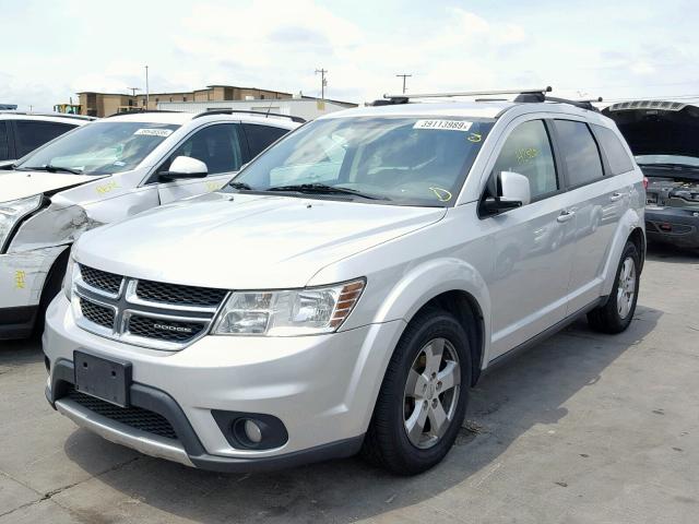 3D4PH1FG4BT567810 - 2011 DODGE JOURNEY MA SILVER photo 2