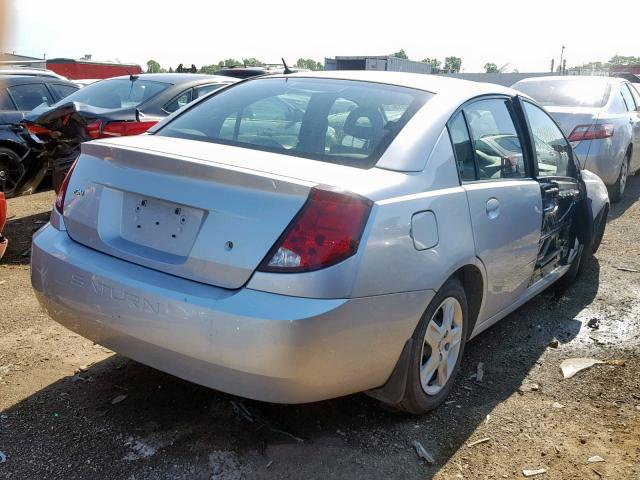 1G8AJ55F86Z147113 - 2006 SATURN ION LEVEL SILVER photo 4