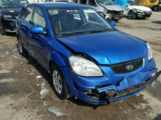 KNADE243896548533 - 2009 KIA RIO 5 SX BLUE photo 1