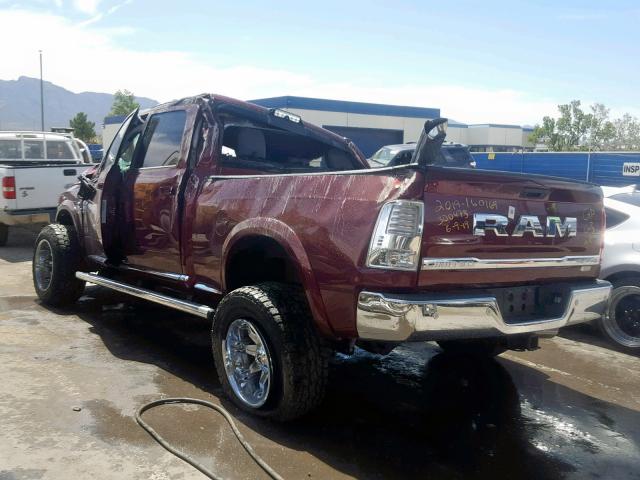 3C63R3FL7HG618842 - 2017 RAM 3500 LONGH MAROON photo 3