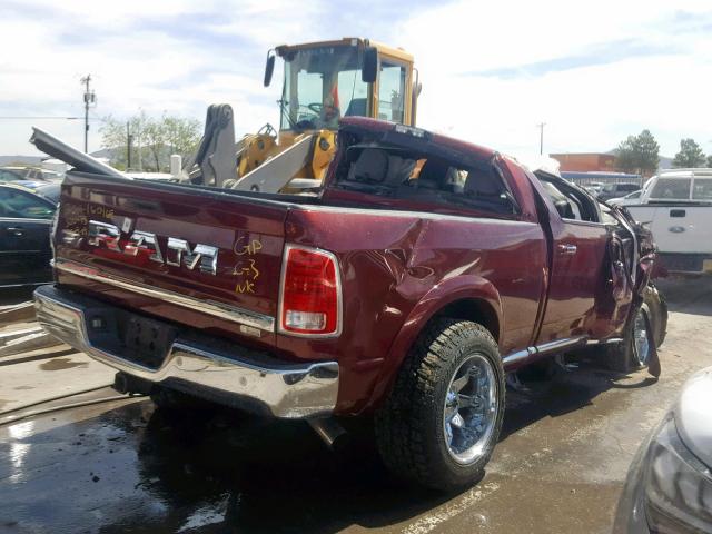 3C63R3FL7HG618842 - 2017 RAM 3500 LONGH MAROON photo 4