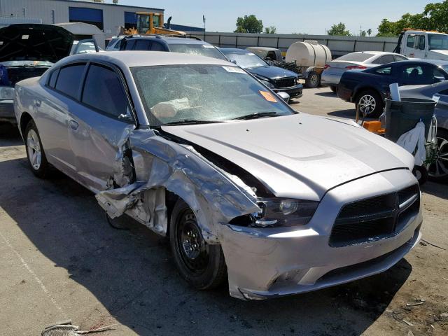 2C3CDXBG4EH216879 - 2014 DODGE CHARGER SE GRAY photo 1