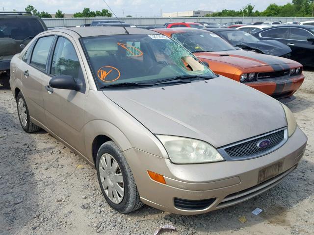 1FAFP34N97W102634 - 2007 FORD FOCUS ZX4 BEIGE photo 1