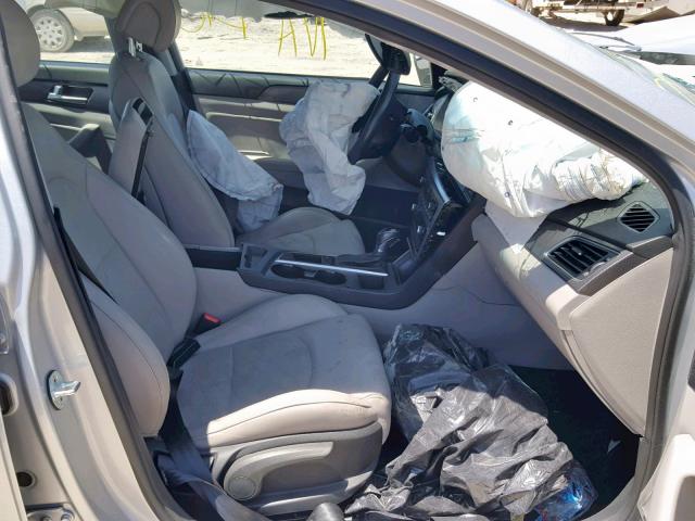 5NPE34AF5FH147434 - 2015 HYUNDAI SONATA SPO SILVER photo 5