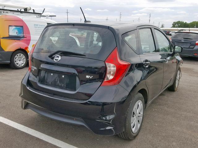 3N1CE2CP6HL360412 - 2017 NISSAN VERSA NOTE BLACK photo 4