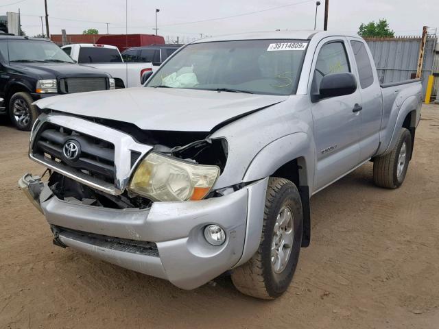 5TETU62N47Z389717 - 2007 TOYOTA TACOMA PRE SILVER photo 2