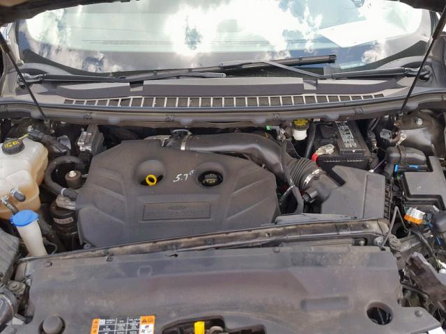 2FMTK4J94FBC08901 - 2015 FORD EDGE SEL BLACK photo 7